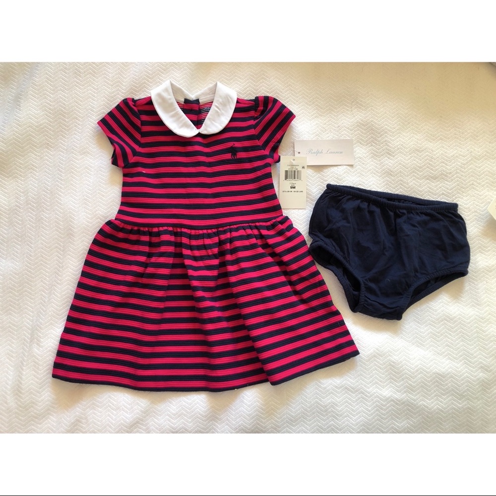 Ralph Lauren Baby Dress 9mo - new with tags